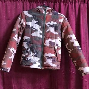 Boys camo jacket